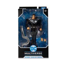 McFarlane Toys DC Superman Black Suit Animated Series 7" Figure
