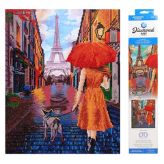Leisure Arts Diamond Painting Kit – Eiffel Tower 16"×20"