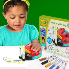 Crayola Musical Color Bug Sensory Coloring Toy for Toddlers