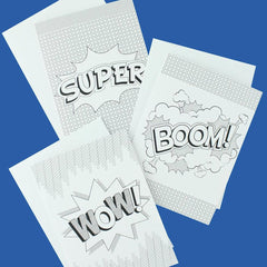 Leisure Arts Dot Art Comic Card Set with Markers & Envelopes, 36pc