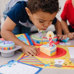 Melissa & Doug Blue's Clues Wooden Birthday Party Play Set