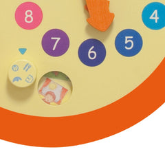 Hape Beleduc Caterpillar Clock Wall Panel – Kids Time Learning Toy