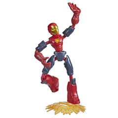 Hasbro Marvel Iron Man Bend & Flex Fire Mission Action Figure 6-Inch