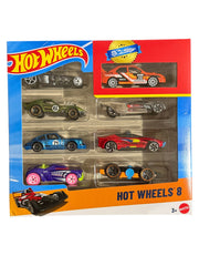 Hot Wheels 8-Pack Die-Cast Cars & Trucks with Exclusive Model