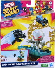 Hasbro Marvel Stunt Squad Black Panther & Iron Man vs. Ultron Playset