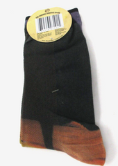 Margartitaville Graphic Print Crew Socks Palm Tree