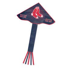 Party Animal MLB Boston Red Sox Unisex Kite with Long 52-inch Tail, Blue, 50-inches x 28-inches