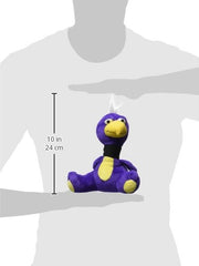 Floogles for Pets Bird Pet Toy with Squirrel Call Sound, 8.7-Inch, Purple/Blue/Tan