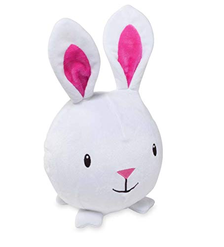 HearthSong Bounce and Glow Sillies Inflatable Plush Animal Toy with Storybook - Approx. 12'' Diam - Lilly