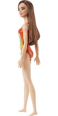 Barbie Beach Doll in Orange Swimsuit
