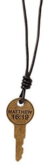 Kerusso Faith Gear Key CrossNecklace Necklace -