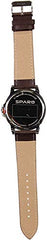 Braves Premium Classic Logo Mens Watch Brown Leather Band Baseball