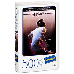 Spin Master Games The Shining Movie 500-Piece Adult Jigsaw Puzzle in Plastic Retro Blockbuster VHS Video Case