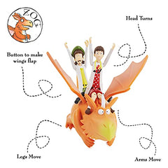 WOW! STUFF Zog and The Flying Doctors Story Time Set | Collectable Articulated Character Action Figures | Official Toys and Gifts from The Julia Donaldson Books, TV and Animation Movie Series