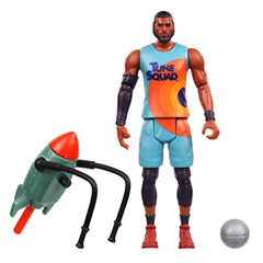 Moose Toys Space Jam: A New Legacy - Baller Action Figure - 5" Lebron James with Acme Rocket Pack 4000