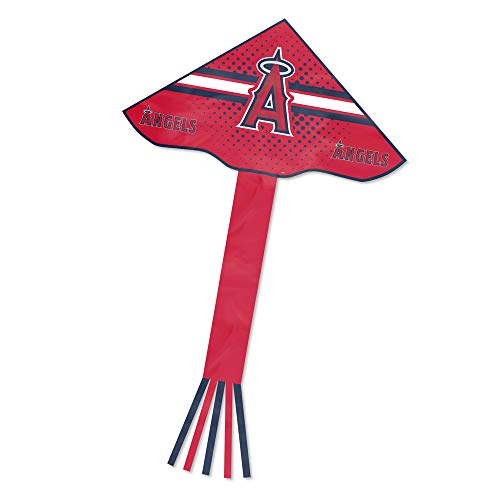 Party Animal MLB Los Angeles Angels Unisex Kite with Long 52-inch Tail, Blue, 50-inches x 28-inches