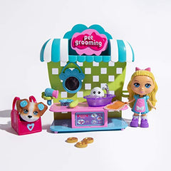 Love, Diana, Kids Diana Show, Fashion Fabulous Doll with 2-in-1 Pet Grooming and Cotton Candy Pop-Up Shop, Surprise Play Pieces with Adorable Complementary Pet and Pet Accessories, Ages 3+