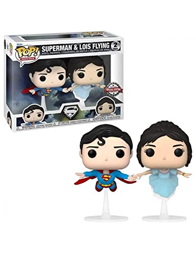 Funko Pop! DC Superman and Lois Lane Flying Exclusive 2 Pack Figures