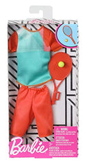 Barbie Clothes - Career Outfits for Ken Doll, Tennis Player Uniform with Ball and Racket, Multi