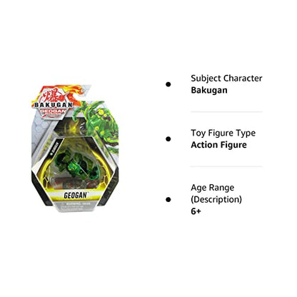 Bakugan Geogan Rising 2021 Ventus Sluggler Geogan Collectible Action Figure and Trading Card