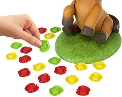 Mattel Games SPIRIT STACKIN’ APPLES Kids Game, Treat-Stacking Challenge with Hungry Horse for 2 3 or 4 Players 5 Years Old & Up
