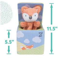 GUND Fox in a Box, Animated Plush Activity Toy for and Infants, Ages 0 and Up, Multicolor
