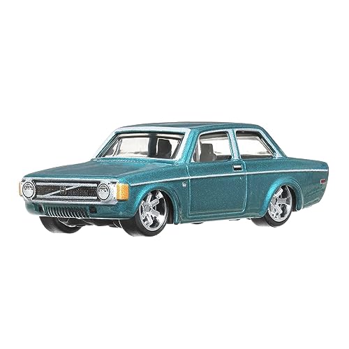 Hot Wheels Car Culture Circuit Legends Vehicles for 3 Kids Years Old & Up, 74 Volvo 142 Gl, Premium Collection of Car Culture 1:64 Scale Vehicles