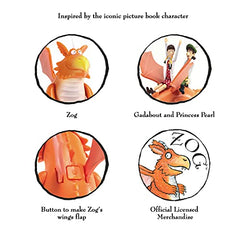 WOW! STUFF Zog and The Flying Doctors Story Time Set | Collectable Articulated Character Action Figures | Official Toys and Gifts from The Julia Donaldson Books, TV and Animation Movie Series