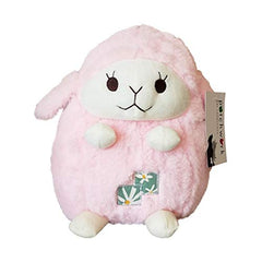 Patchwork Pet 11" Country Lamb Plush Dog Toy Pink