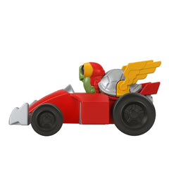 Fisher-Price Die-Cast Metal Superhero Vehicles Inspired by DC League of Superpets Movie - Merton The Turtle in Red Racecar