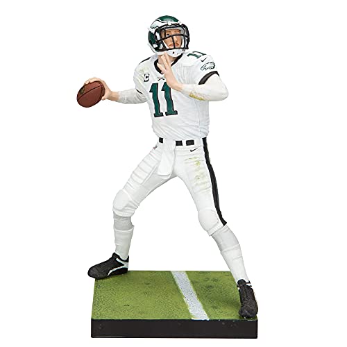 McFarlane Toys Carson Wentz Philadelphia Eagles 7" NFL Player Figurine 2018 Edition