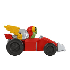 Fisher-Price Die-Cast Metal Superhero Vehicles Inspired by DC League of Superpets Movie - Merton The Turtle in Red Racecar