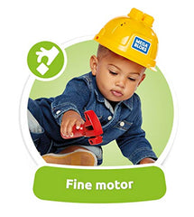 Mega Bloks Lil’ Building Toolkit Preschool Building Set with Hammer