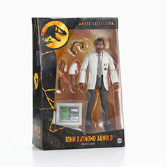 Mattel Jurassic World Toys Amber Collection Ray Arnold 6-in Action Figure with Movie-Inspired Removable Arm, Headset, & Computer Piece Accessory, Collectible Gift for 8 Years Old & Up