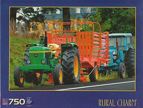 Rural Charm 750 Piece Jigsaw Puzzle: Rural Road Tractors by Sure-Lox