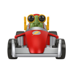 Fisher-Price Die-Cast Metal Superhero Vehicles Inspired by DC League of Superpets Movie - Merton The Turtle in Red Racecar