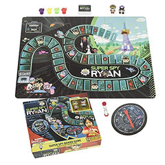 Far Out Toys Ryan’s World Super Spy Board Game, Mission Scavenger Hunt to Pack Rat’s Secret Lair, Adventure, Exploration, Mystery, 2 Exclusive Rare Collectible Micro Figures, 70 Mission Cards, Ages 3+