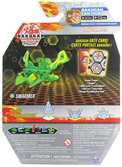 Bakugan Geogan Rising 2021 Ventus Swarmer Geogan (Viloch Combiner Part 7 of 7) Collectible Action Figure and Trading Card