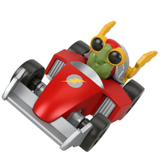 Fisher-Price Die-Cast Metal Superhero Vehicles Inspired by DC League of Superpets Movie - Merton The Turtle in Red Racecar