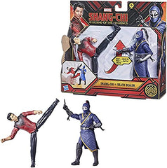 Marvel Hasbro Shang-Chi and The Legend of The Ten Rings Action Figure Toys, Shang-Chi vs. Death Dealer 6-inch Battle Pack, Kids Ages 4 and Up