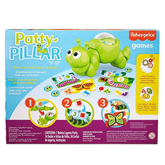 Mattel Games Patty-Pillar Fisher-Price Kids Pre-School Game, Colors, Shapes & Matching with Cards, Tokens & Caterpillar Spinner, 2 to 6 Players, Gift for Kids Ages 3 Years & Older