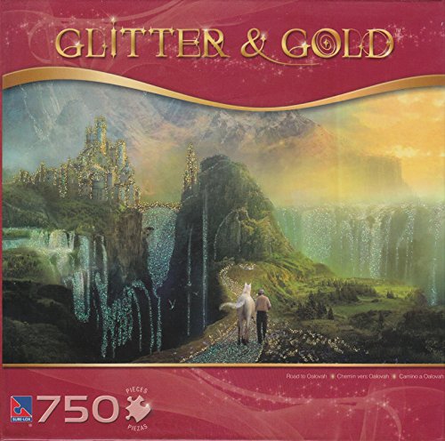 Glitter & Gold 750 Piece Jigsaw Puzzle: Road to Oalovah