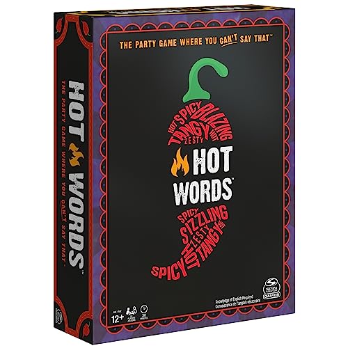 Spin Master Games Hot Words, Word Guessing Party Game, Board Game for Ages 12 & up, by Spin Master