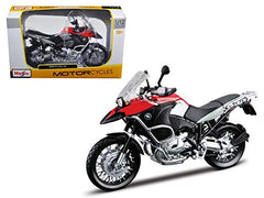 StarSun Depot R1200GS Red Motorcycle 1/12 Model by
