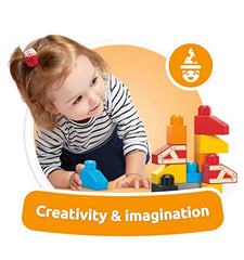 Mega Bloks Lil’ Building Toolkit Preschool Building Set with Hammer