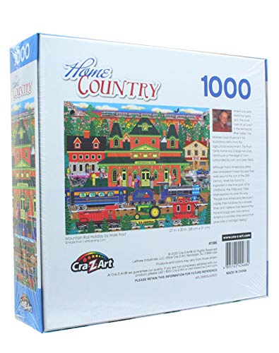 Home Country 1000 Piece Jigsaw Puzzle - Mountain Rail Holiday