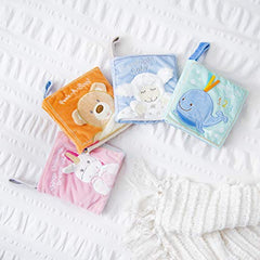 GUND Sleepy Seas 123 Whale Soft Book Plush Stuffed Sensory Stimulating Toy, 8"