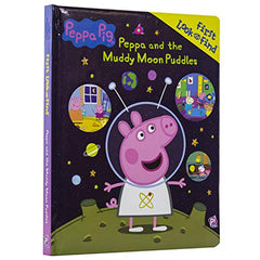 Peppa Pig - Peppa and the Muddy Moon Puddles - First Look and Find Activity Book - PI Kids