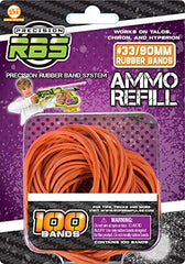 Precision RBS Rubber Band Launcher Ammo Refills - #33/90mm - 200 Bands