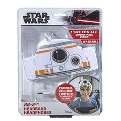 Star Wars Kids Headphones with Headband Parent Volume Limited with Ultra Thin Stereo Speakers & Super Soft Headband, Toddlers & Children’S Earphones for School, Home & Travel